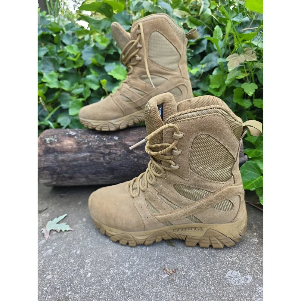 Merrell Tactical Combat Boots Men's 7.5 J17746 Desert Tan